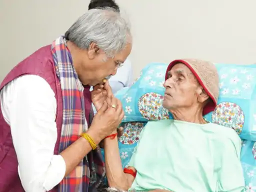 Brijmohan Agrawal Father Death