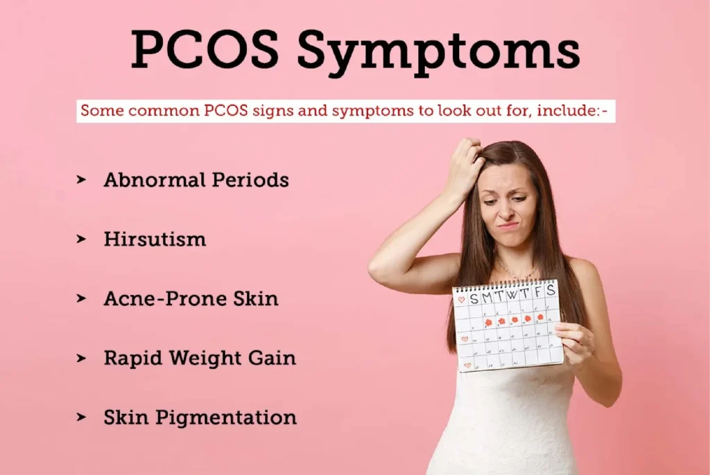 PCOS symptoms in women