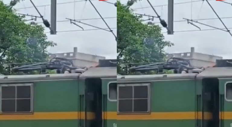Train Stunt Gone Wrong