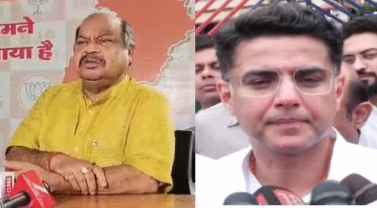 Bjp MLA Purandar Mishra Taunt Sachin Pilot