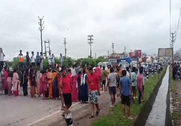 Raipur Highway Chakka Jam
