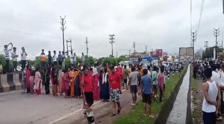 Raipur Highway Chakka Jam