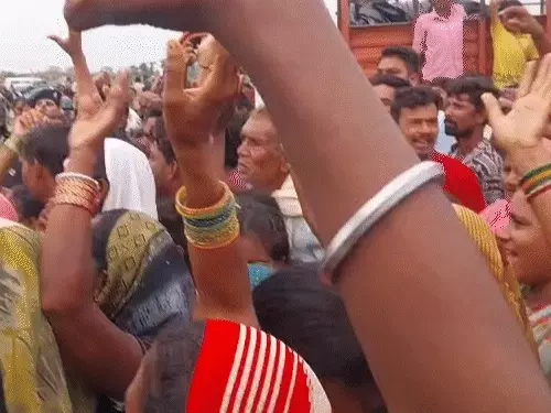 Kharoha Nalwa Mines Protest