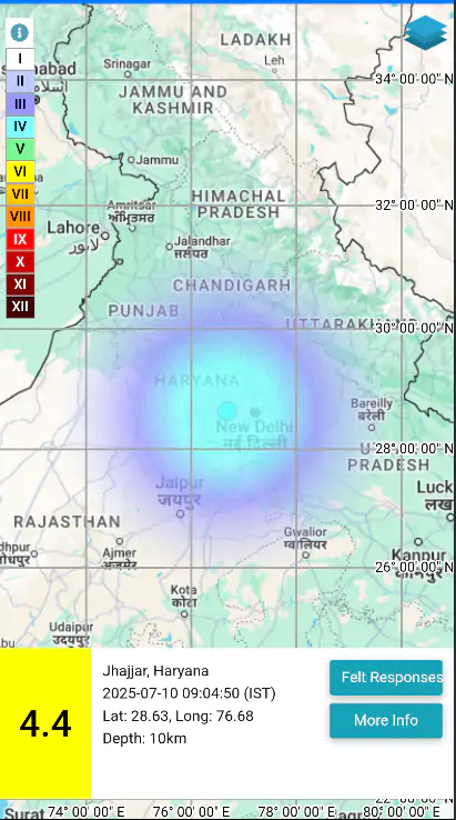 Earthquake In Delhi NCR