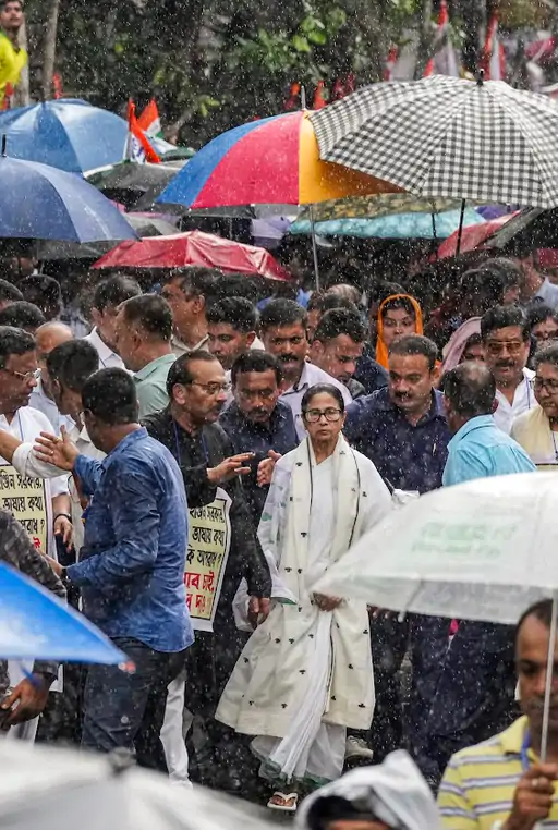 Mamata Banerjee Protest March
