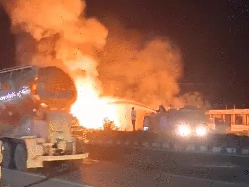 Rajasthan LPG Cylinder Truck Blast
