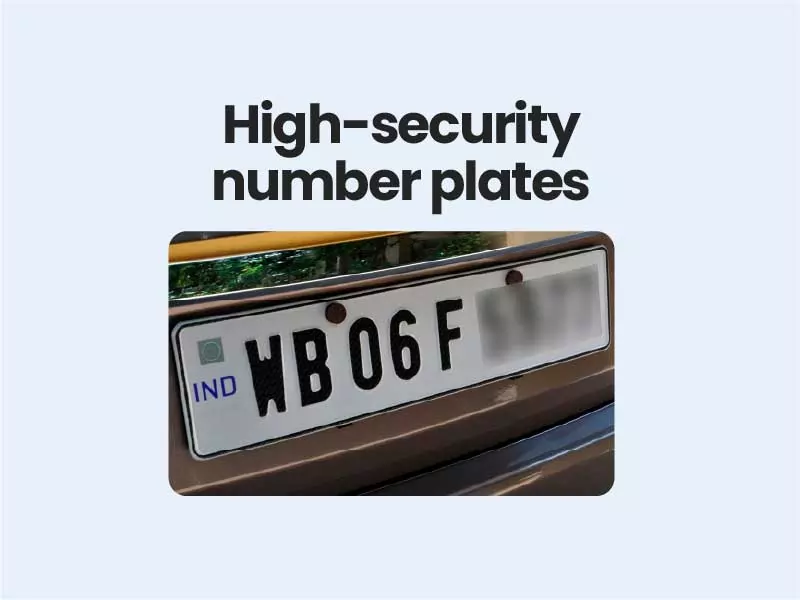 High Security Number Plate