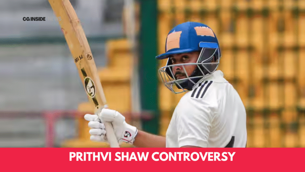 Prithvi Shaw Controversy