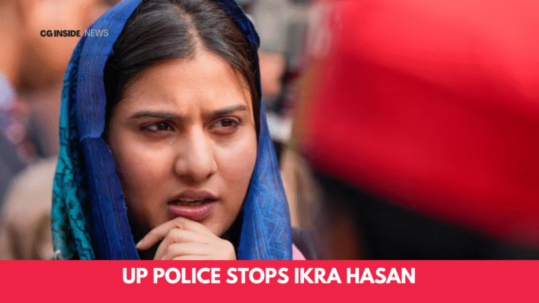 UP Police Stops Ikra Hasan