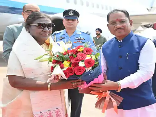 President Draupadi Murmu Chhattisgarh Visit