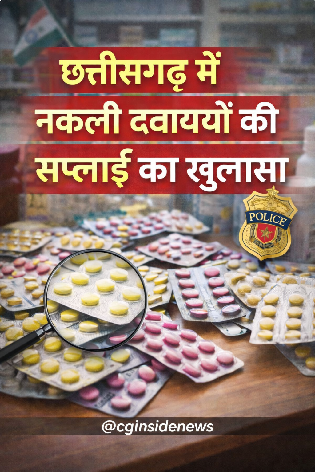 Fake Medicines are being supplied in Chhattisgarh