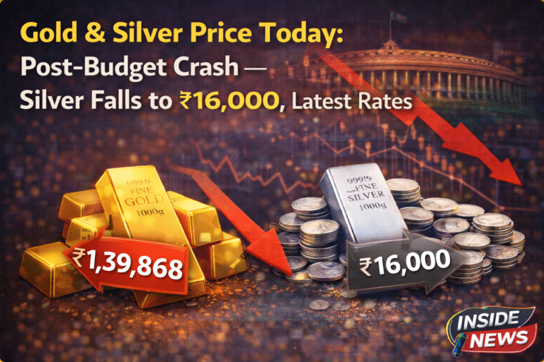 Gold and Silver Price Today 2 February