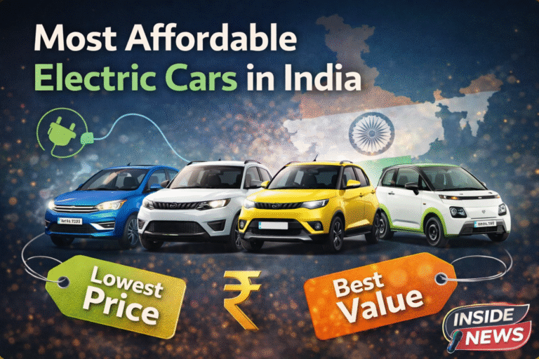 Most Affordable Electric Cars in India