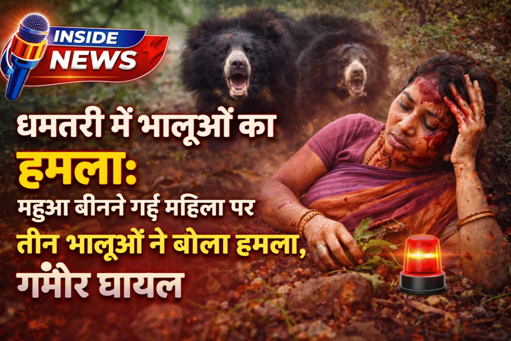 Dhamtari Bear Attack