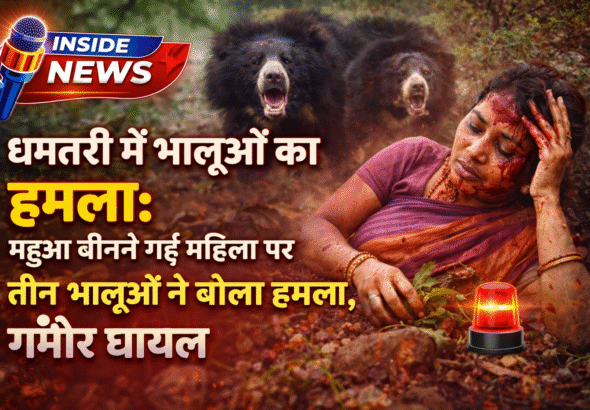 Dhamtari Bear Attack