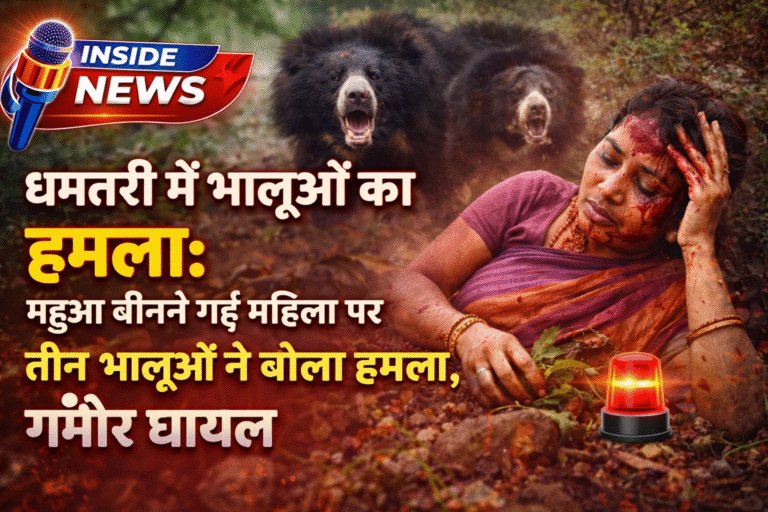 Dhamtari Bear Attack